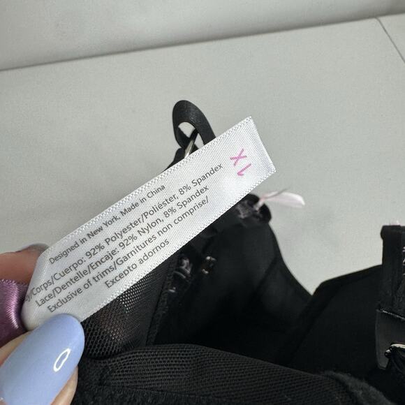 Adore Me Alex Corset Top Womens 1X Black Spiderweb Halloween Bustier Whimsigoth - Picture 15 of 16